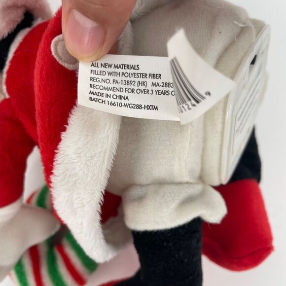 Minnie Mouse 8" Christmas Singing Plush Candy Candy Santa Hat Mrs Clause - Picture 6 of 7